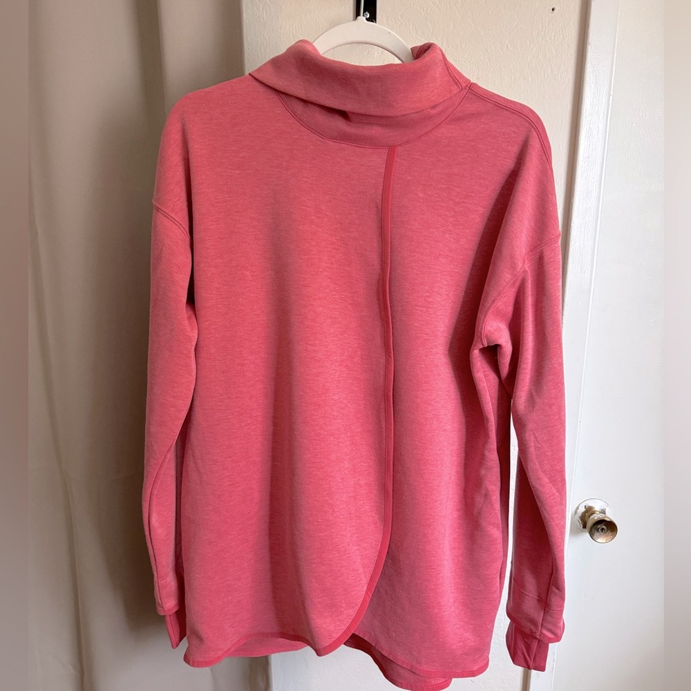 Nike Women's Maternity Reversible Pullover in Pink